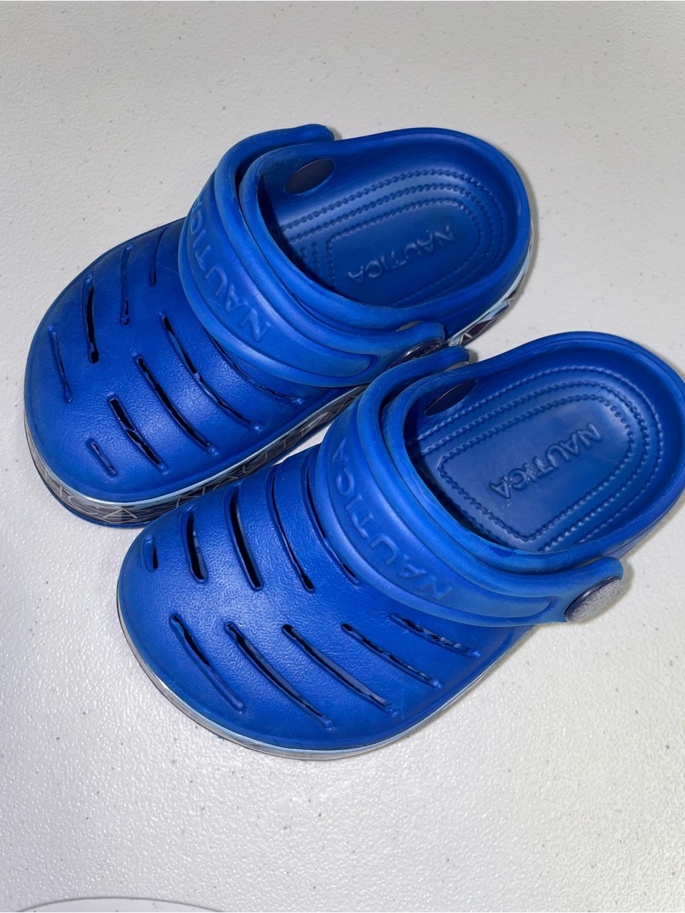 Nautica: Blue Slip-On Toddler Shoes (5)